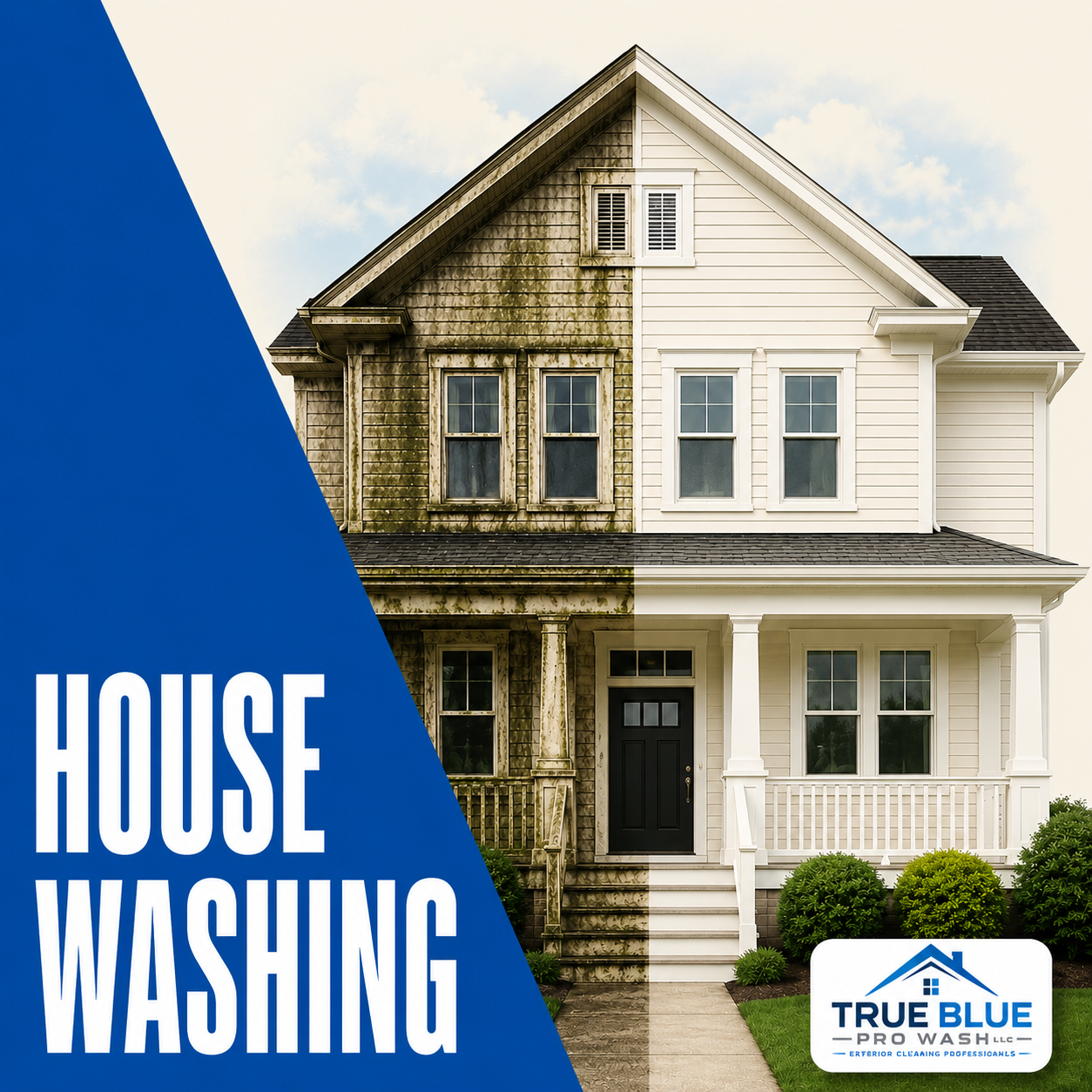 True Blue Pro Wash House Washing in Wilmington DE